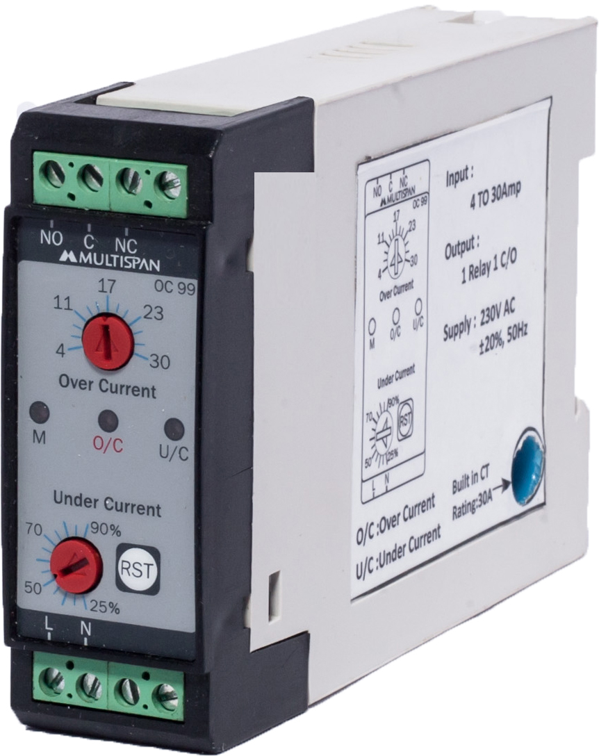 DIN RAIL Single Phase-Current Controller